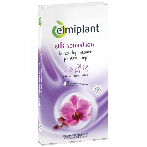 Benzi depilatoare corp Elmiplant Silk Sensation 12buc